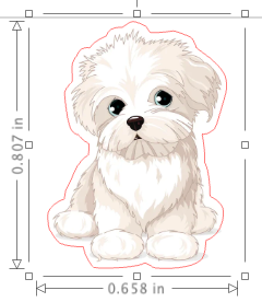 Maltese sticker sheet