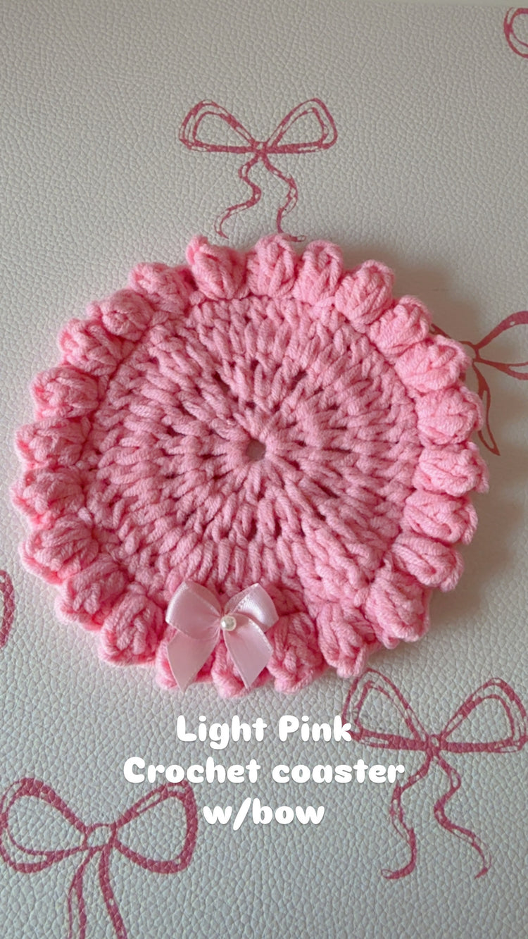 Crochet coaster