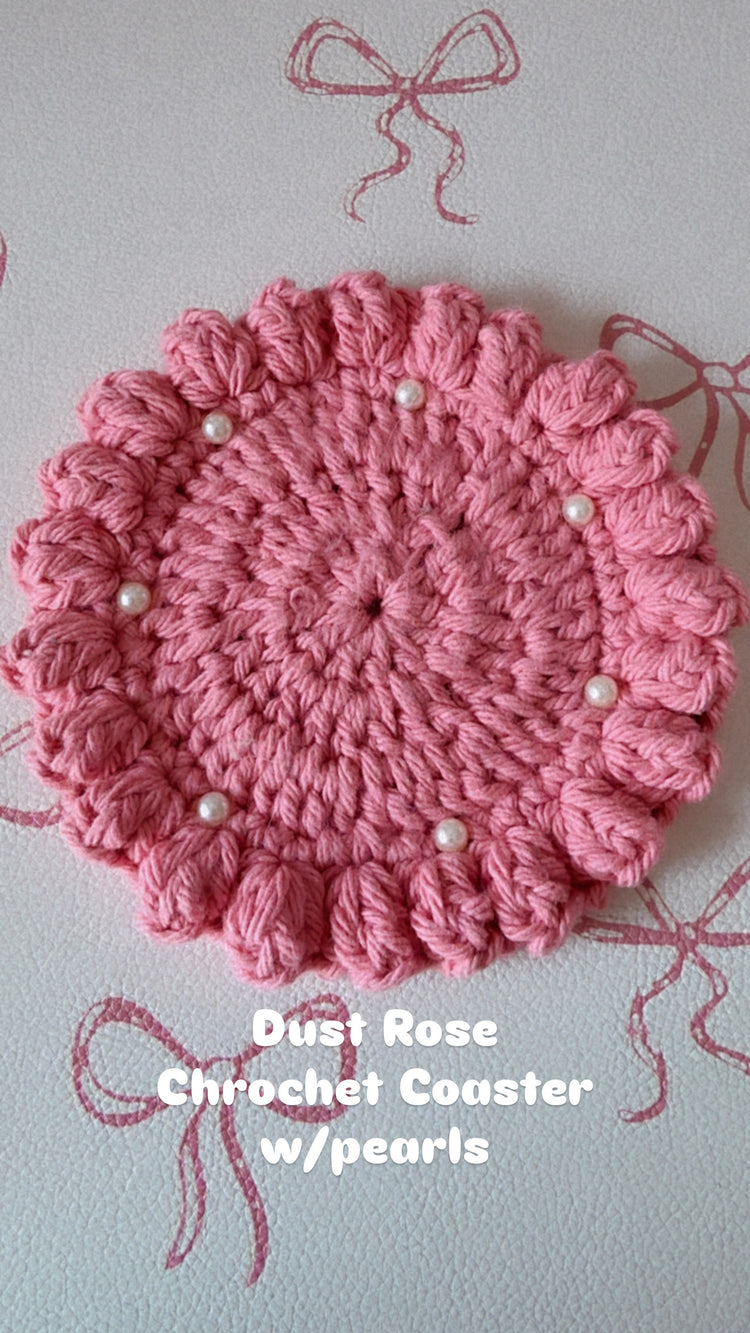 Crochet coaster